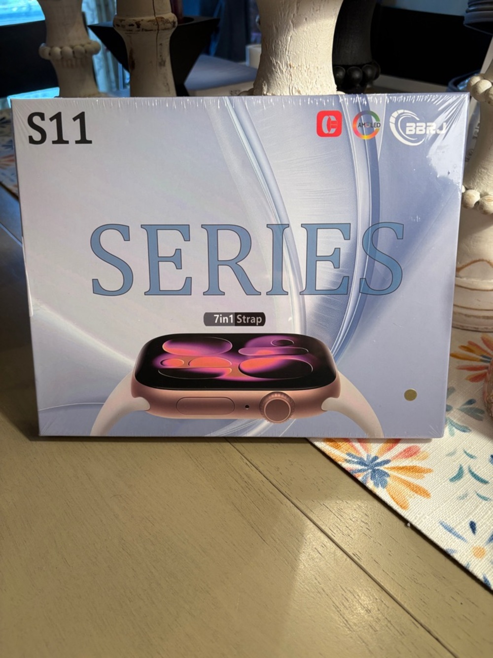 S11 Series Smartwatch with 7-in-1 Strap - Rose Gold